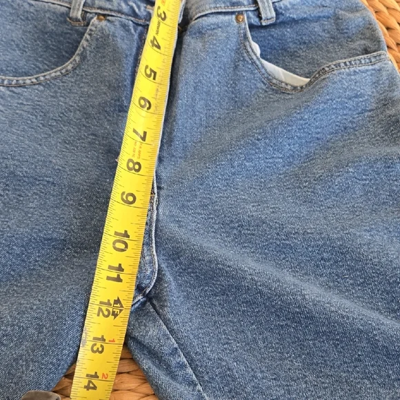 High Rise Blue Denim Jeans - Picture 6 of 6